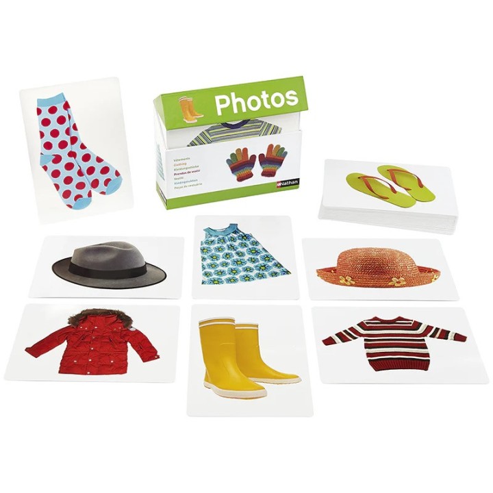 Pildikaardid "Riideesemed" 50tk