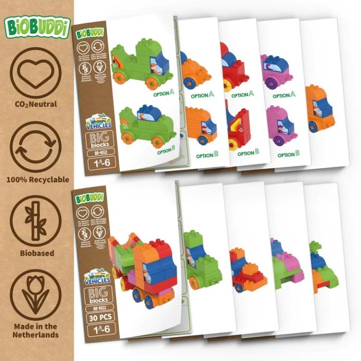 BiOBUDDi suured klotsid AUTOD