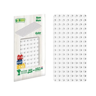 BiOBUDDi valge alusplaat 12cm x 25cm