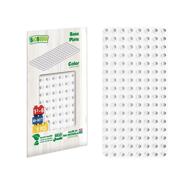 BiOBUDDi valge alusplaat 12cm x 25cm