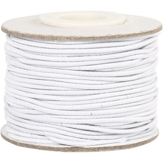 Elastiknöör valge rullis 1mm*25m
