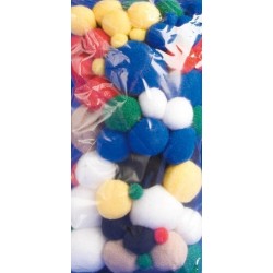 Karvapallid 100 tk. erinevad suurused ja värvid