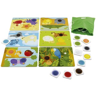 Sensoorika mäng "Materjalid"