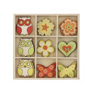 Ornamendid puidust 27 tk.