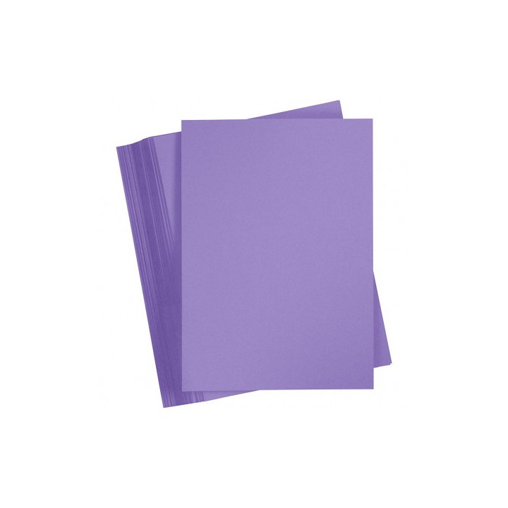 Kartong 180g A4 25 lehte lilla