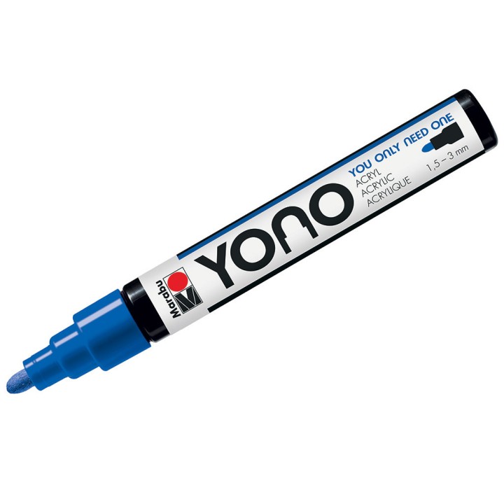 Akrüülmarker YONO 3mm tumesinine
