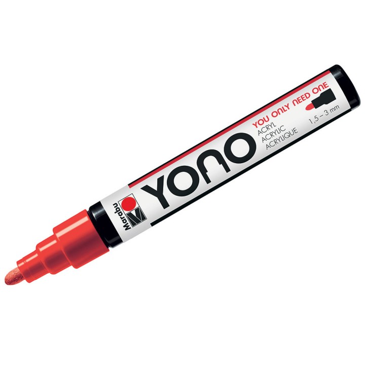 Akrüülmarker YONO 3mm punane