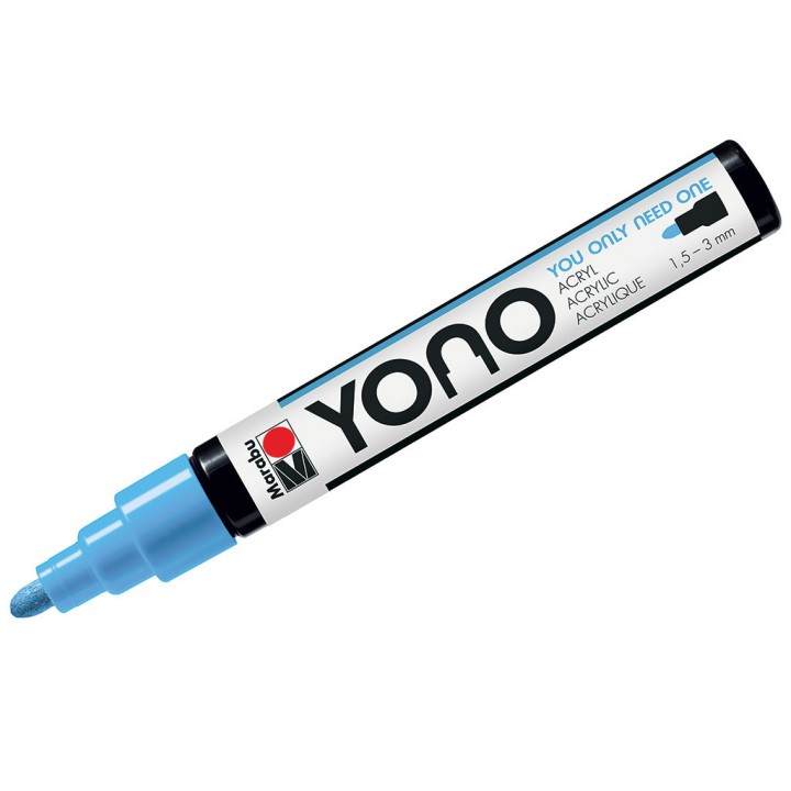 Akrüülmarker YONO 3mm helesinine