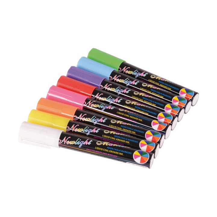 Kriidimarkeri komplekt 8 värvi Kriidimarkeri komplekt 8 värvi