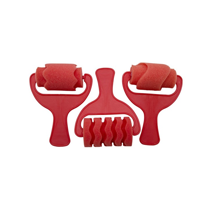 Mustrirullid svammist 4,5cm 3 erinevat