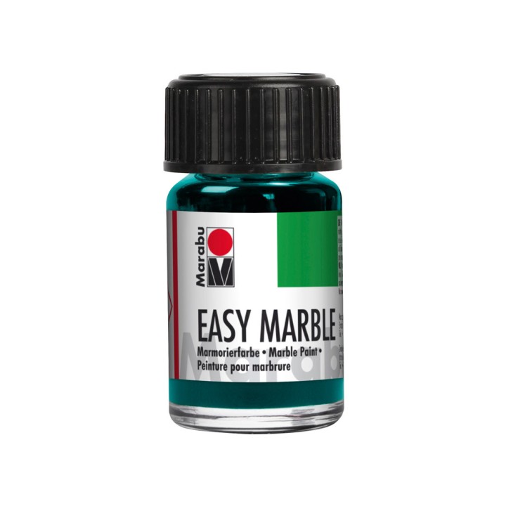 Marmoriseerimisvärv 15ml hele türkiis/mereroheline