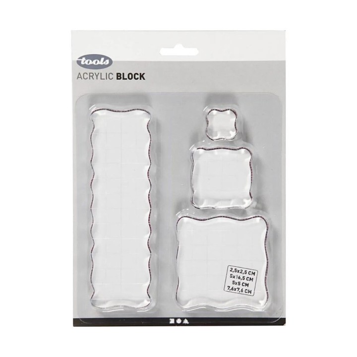 Templialus akrüülist 4 erinevat suurust Templialus akrüülist 4 erinevat suurust