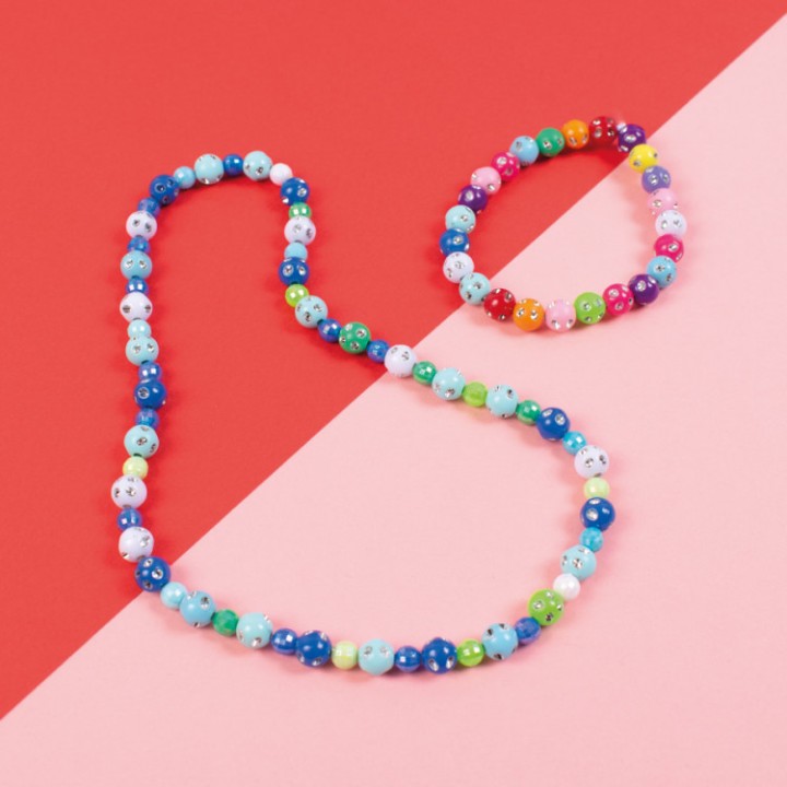 Pärlid plast kristallidega 8mm 1000tk