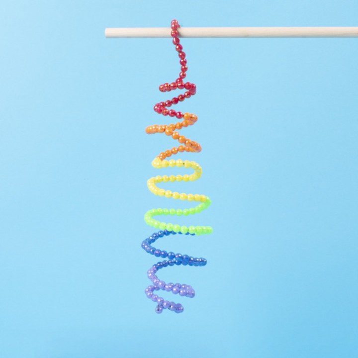 Pärlid plast läikega 6mm 2000tk