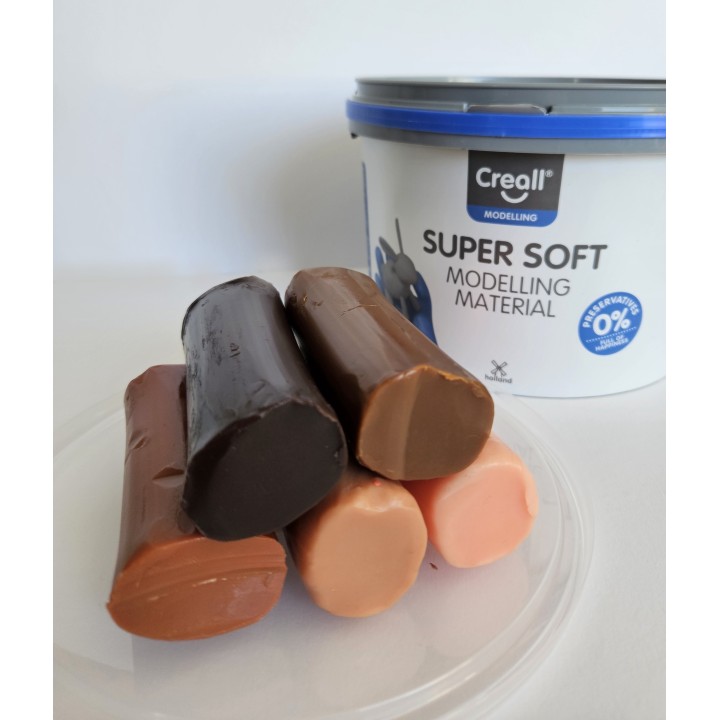 Creall SuperSoft voolimismass PRUUNID TOONID 1750g