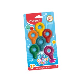 Plastikkriit Color´Peps Baby 6tk.