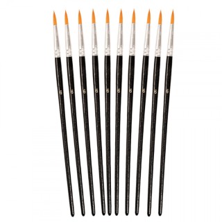 Sünteetiline pintsel ümar nr.6 10 tk.