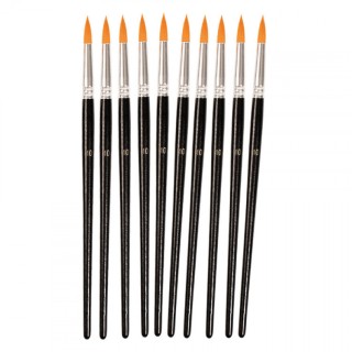 Sünteetiline pintsel ümar nr.10 10 tk.