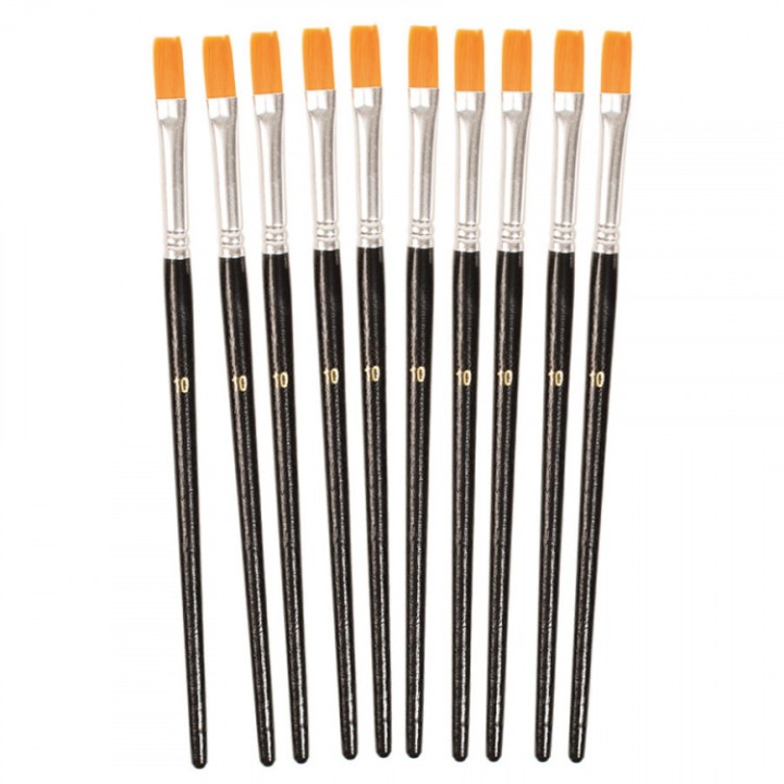 Sünteetiline pintsel lame nr.10 10 tk.