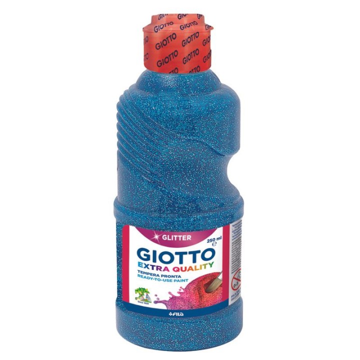 Guašš glitter Giotto 250 ml sinine