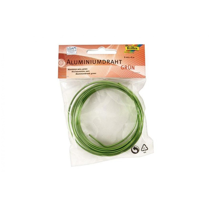 Traat alumiinium 2mm*5m roheline