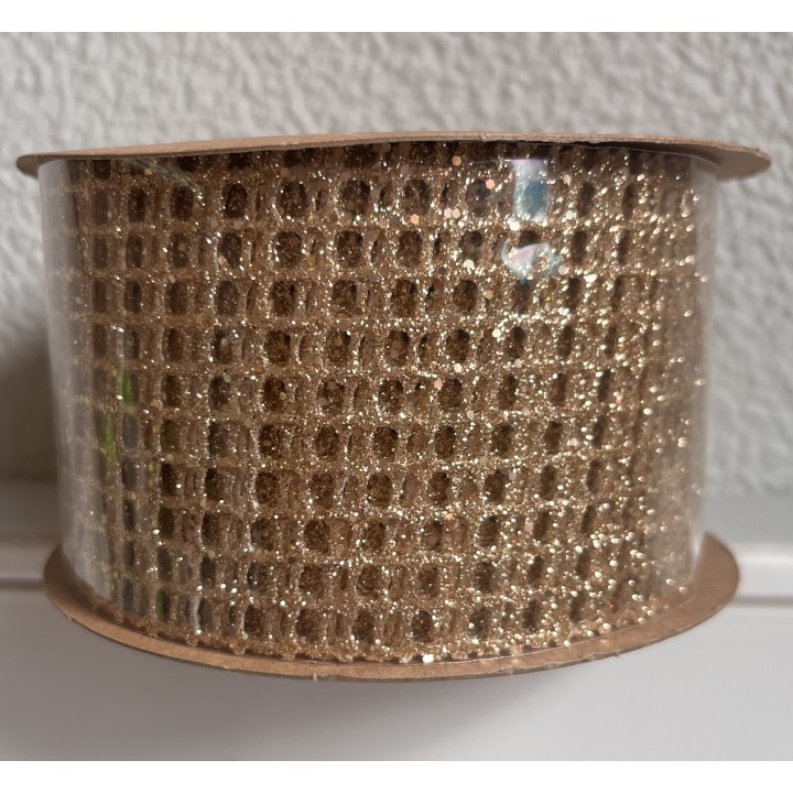 Võrkpael kuldne 63mm*10m