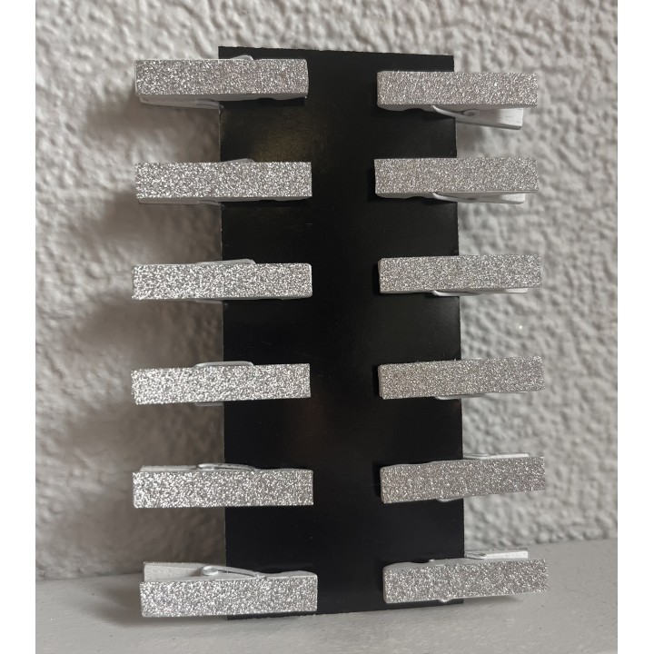 Pesulõks/näpp 12tk hõbedased Pesulõks/näpp 12tk hõbedased