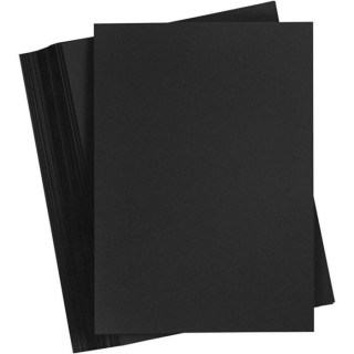 Kartong 180g A4 25 lehte must