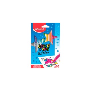 Viltpliiats 10tk. ColorPeps  glitter