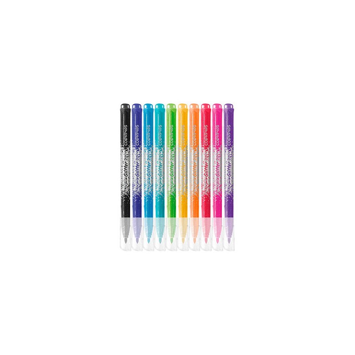 Viltpliiats 10tk. ColorPeps  glitter