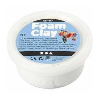 Voolimismass foam clay  valge 35g