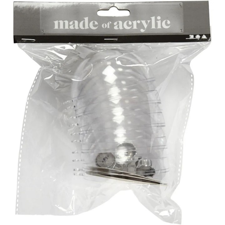 Jõulukuul läbipaistev 8cm 5tk pakis