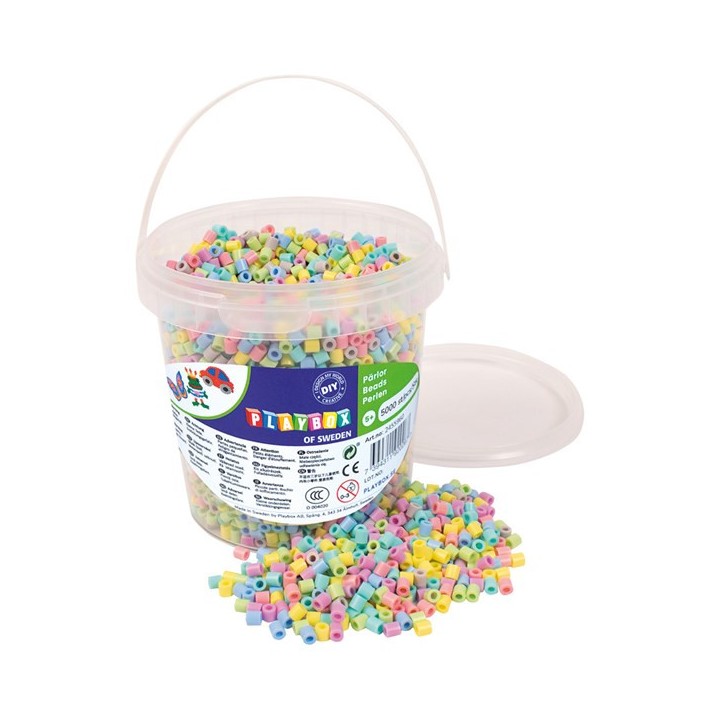 Triigitavad pärlid 5000tk. pastellsed värvid