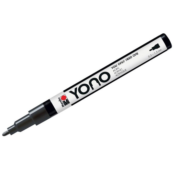 Akrüülmarker YONO 0,5-1,5 mm must