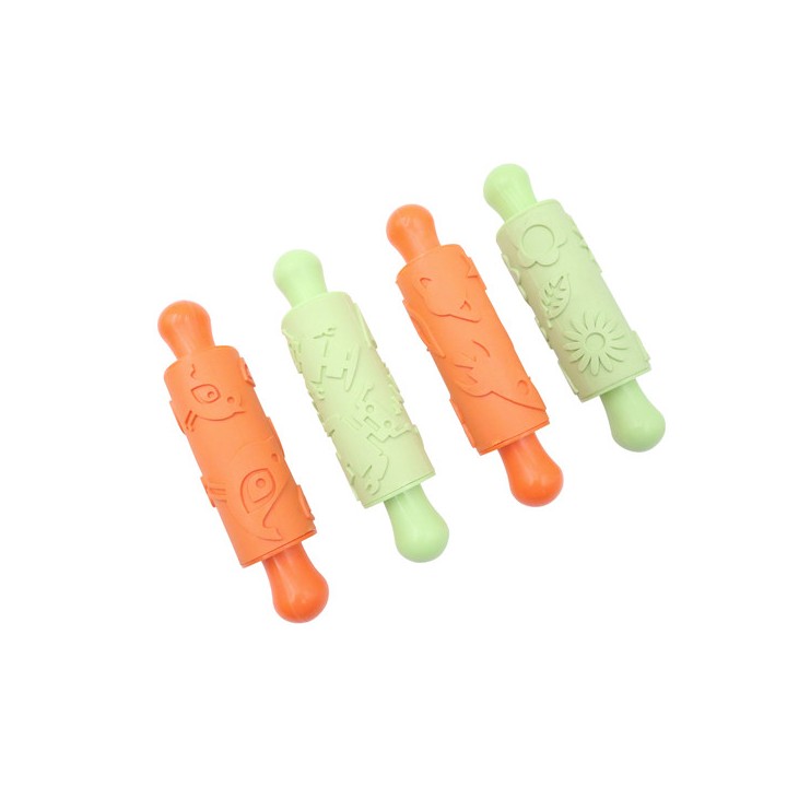 Voolimisrull mustriline 4tk retro