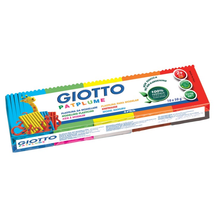 Plastiliin 10x 50g Giotto Patplume