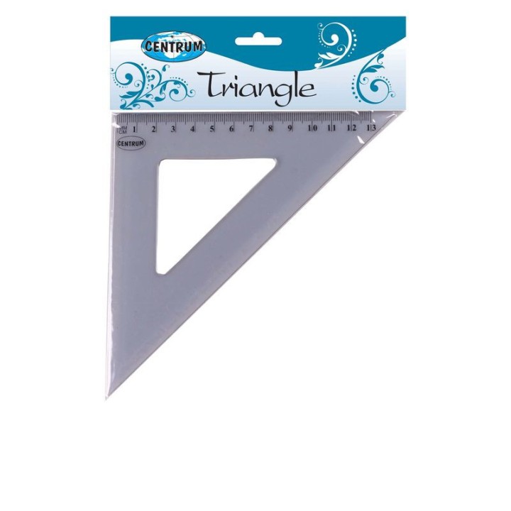 Kolmnurk joonlaud 13cm