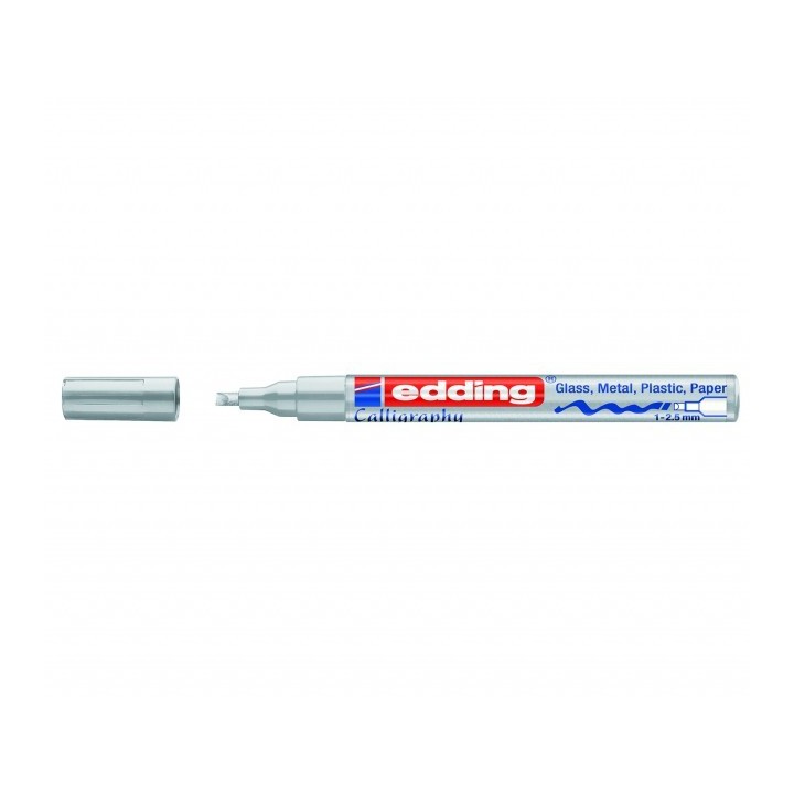 marker kalligraafiline hõbedane 2,5 mm Edding