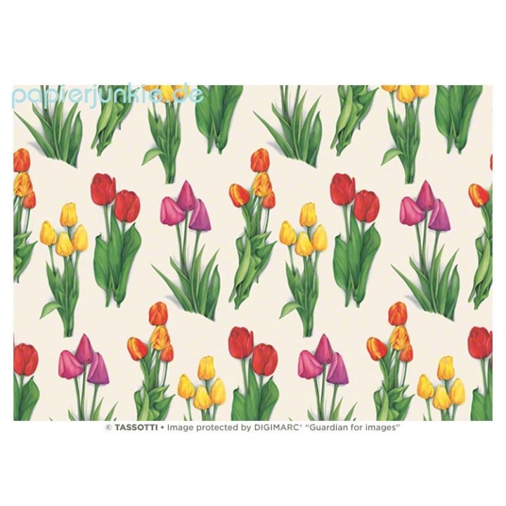Decoupage paber 50 x 70 cm  tulbikimp