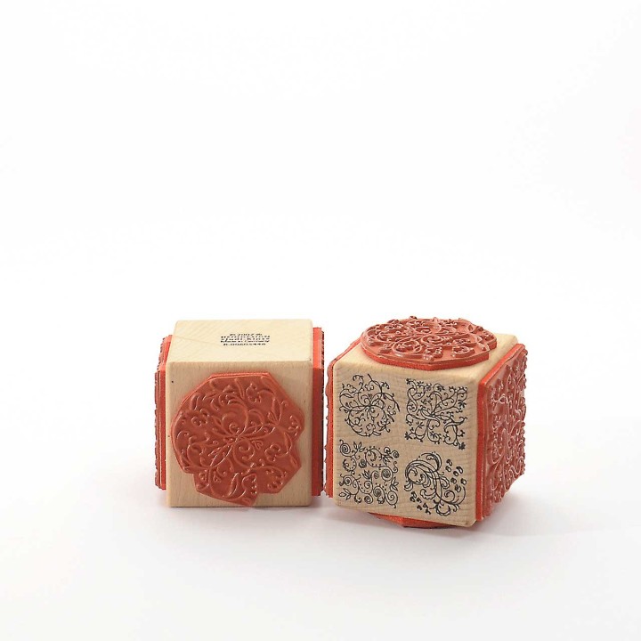 Tempel kummist 4 ornamenti 5,5*5,5cm