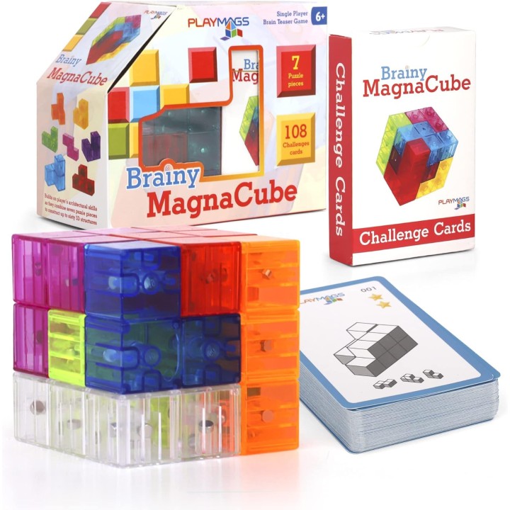 Playmags magnetkuubiku pusle 7 osa+ 108 kaarti
