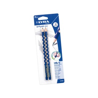 Har. pliiats Lyra Groove HB slim 2 tk
