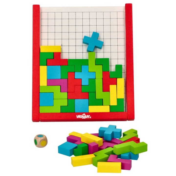 Täringumäng tetrise pusle