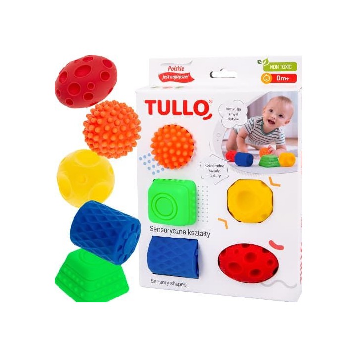 Sensoorsed pallid 5tk erikujulised