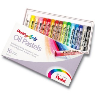 Õlipastellid Pentel Art 16 värvi