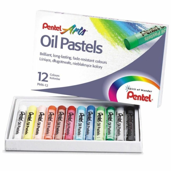 Õlipastellid Pentel Art 12 värvi