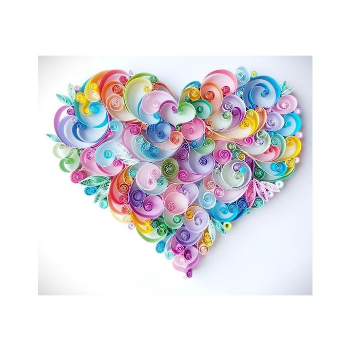 Paberribad 200tk 1,5cm*50cm pastelsed toonid