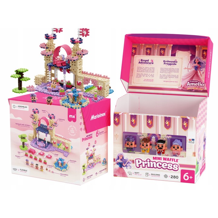 Mini vahvelklotsid - PRINTSESS, 280tk