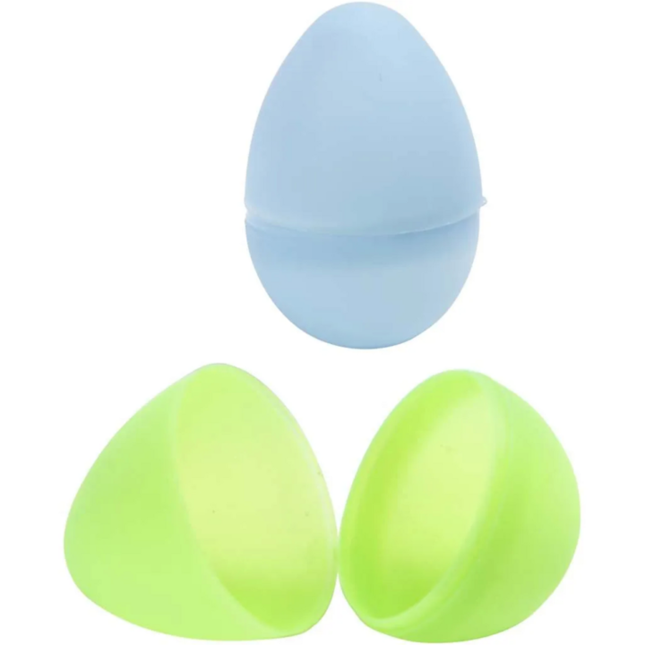 Munad plast 24tk pastell 4,5*3cm
