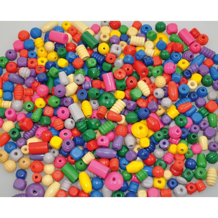 Pärlid puidust 120g topsis